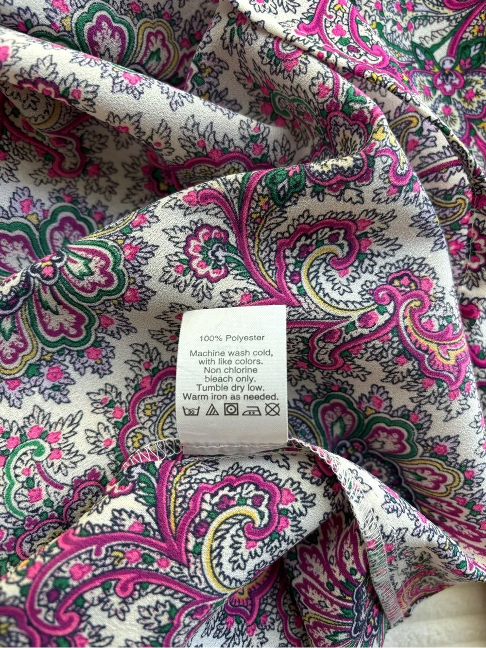 J.Crew Size XS Paisley Floral Print Blouse